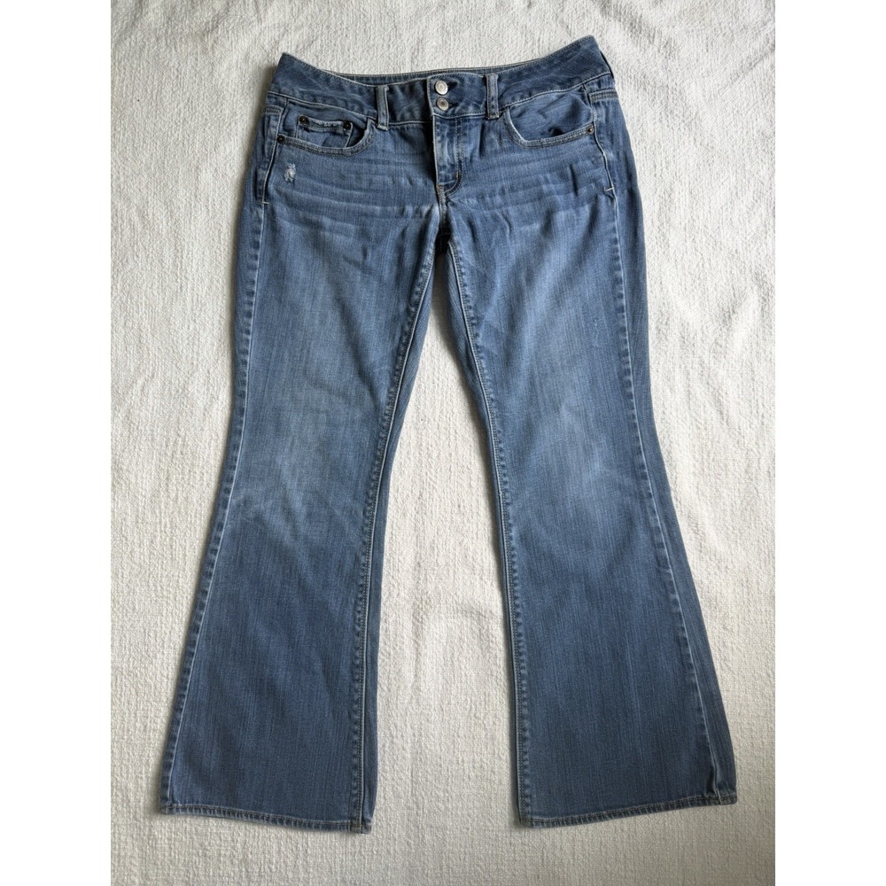 Y2K‎ American Eagle Womens Jeans Size 6 Short Artist Stretch Flare Low Rise